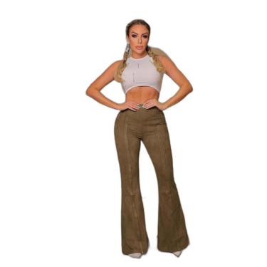 Imagem de CALÇA CAMURÇA FLARE FEMININA CINTURA ALTA 90441-Feminino