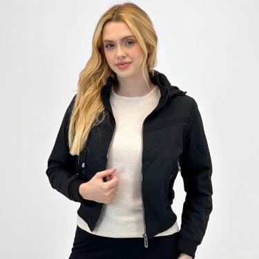 Imagem de Jaqueta Blue Rose em Nylon com Capuz Feminina-Feminino
