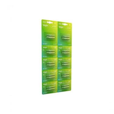 Imagem de Pilha Alcalina Aaa Elgin 1.5v Blister Grande Com 10x2