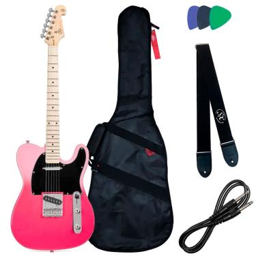Imagem de Guitarra Elétrica Telecaster Sx Sem2 Pt Pink Twilight