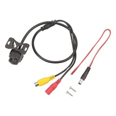 Imagem de KIMISS Câmera de Backup AHD de 180 Graus - Câmera Traseira à Prova d'água para Carros, SUVs, Trailers e Captadores Com Visão Noturna Clara (720p)