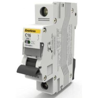 Imagem de Disjuntor Monopolar 16A DIN 3KA Enerbras