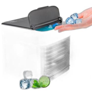 Imagem de Ar Condicionado Pessoal Mini Usb Portátil Ventilador E Luz - Bivolt