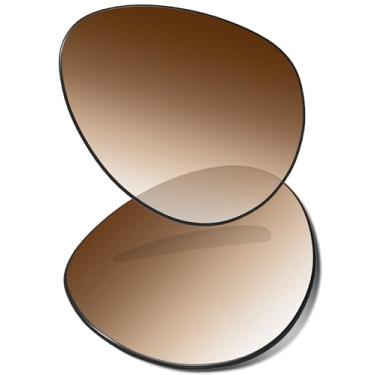 Imagem de Vonxyz Lentes | Óculos de sol de reposição para óculos de sol Ray-Ban Aviator RB3025 - várias opções, Marrom dégradé, 55mm