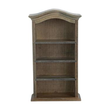 Imagem de Almencla Miniatura de Casa de Bonecas, Estante, Armário Resistente, Brinquedo de Faz de Conta, Escala 1:12, 1:6, Acessório, Móveis Artesanais para Casa de Bone, Retrô