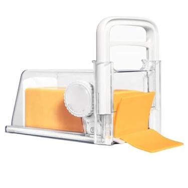 Imagem de Cortador Ralador Fatiador Queijo Presunto Mortadela Pote Hermetico 4 EM 1 Lamina Inox Resistente Preparo Sanduiche Comida Cozinha Balcao Alimentos