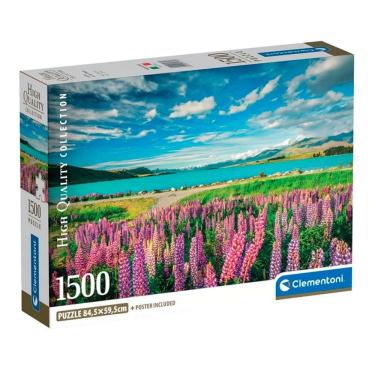 Imagem de Puzzle 1500 Peças Lago Tekapo - Nova Zelândia - Clementoni 31731