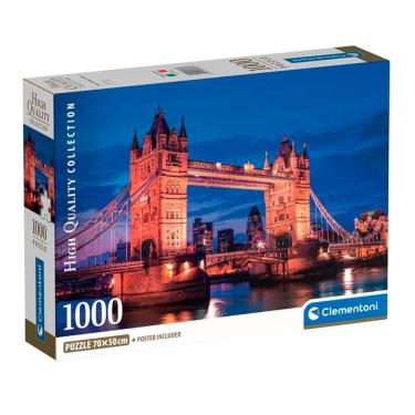 Imagem de Puzzle 1000 Peças Tower Bridge - Londres - Clementoni 39772