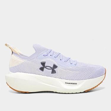 Imagem de Tênis Under Armour Slight 3 Feminino, Branco, Bege, 37