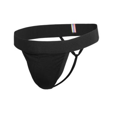 Imagem de Cueca Fio Dental V Masculina - Beebas, Preto, G