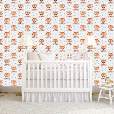 Imagem de Papel de Parede Adesivo - Raposa - Animais - 198ppi - Allodi