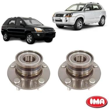Imagem de Par Cubo Da Roda Traseira Com Rolamento - Tucson 2007 A 2010 / Sportag