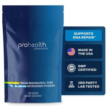 Imagem de Suplemento ProHealth Longevity Bulk Trans Resveratrol 100g