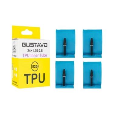 Imagem de Câmara De Ar Para Bicicleta De 24 Polegadas Em TPU Para Pneus BMX MTB 