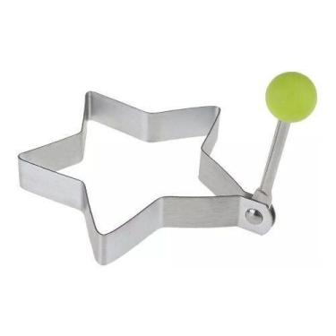 Imagem de Forminha Molde Para Fritar Ovos Formato Estrela 8 Cm - Keita