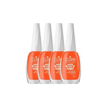 Imagem de Kit 4 Esmalte Colorama Solte Suas Cores Cor Selfie no Pelourinnho Crem