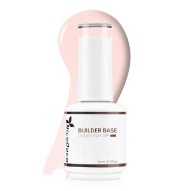 Imagem de Nicedeco Hema Free Builder esmalte para unhas 15 ml 8 em 1 gel de extensão dura fortalecedor base vegana livre de crueldade - 011