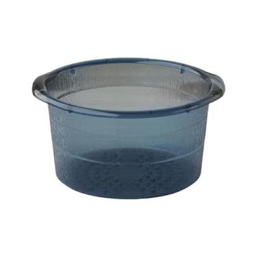 Imagem de KiBcsLic Bacia para banho de pés, banheira de imersão com alças, versátil, leve, portátil para tratamento de para adultos, Azul