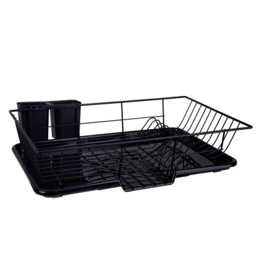 Imagem de Escorredor de Louças com Bandeja e Válvula de Escoamento