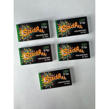 Imagem de Piteira de Papel Sadhu Kit com 5 Branca Large