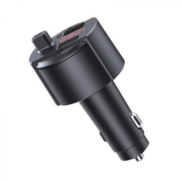 Imagem de Transmissor Bluetooth Fm para carro, Bluetooth sem fio Fm Mus - HUOGUO