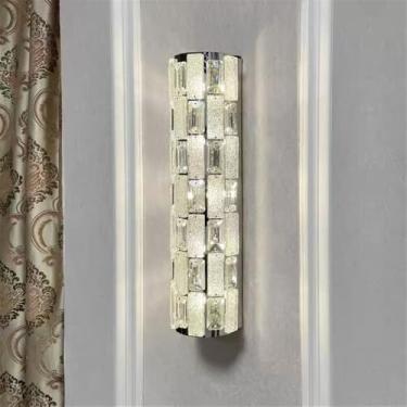 Imagem de Lâmpada De Parede LED Moderna De Cristal Luxo - Decoração De Arte Fashion Para Sala De Estar, Quarto, Villa, Hotel, Escadaria E Corredor (Estilo 8 D12H80CM)