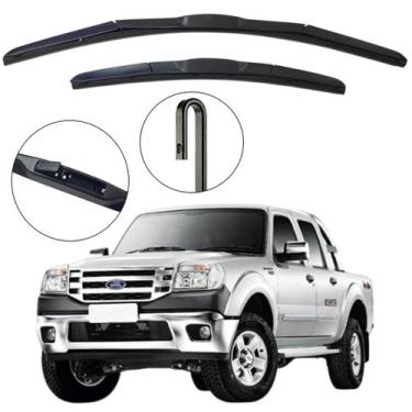 Imagem de Kit Palheta Dianteira Ranger 2012 a 2016 Limpador de Parabrisa de Sili