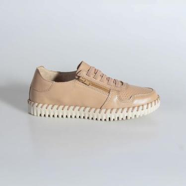 Imagem de Tênis Casual Bottero Couro 374103 Off White, Brown sugar, 0005, 36