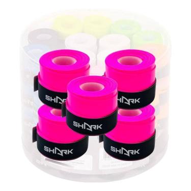 Imagem de 2X 5 Overgrips Shark Pro Extra Tacky 0,5Mm Beach Tennis Pade