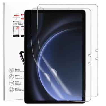 Imagem de Jngnpn Pacote com 2 protetores de tela Paperfeel para Samsung Galaxy Tab S9 FE 5g (11 polegadas)/Galaxy Tab S9 (11 polegadas), filme PET fosco para Galaxy Tab S8/S7 (27.9 cm), antirreflexo, escreva e