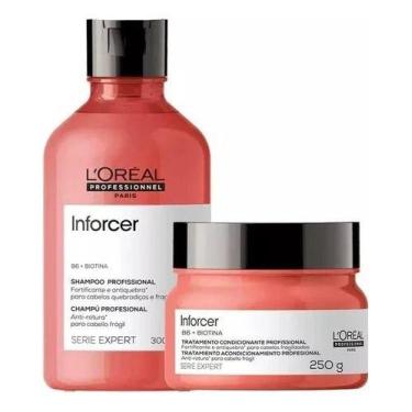 Imagem de Kit L'Oréal Inforcer Shampoo 300ml + Máscara 250g - L'Oreal Profession
