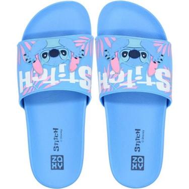 Imagem de Chinelo Slide Zaxy Partner Feminino, Azul, 37