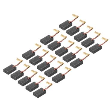 Imagem de PATIKIL Escovas de carbono 0,63 x 0,203 x 0,20 polegadas para motores elétricos, ferramenta elétrica, moedor angular, serra de mesa, reparo de peças sobressalentes, pacote com 20