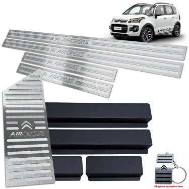 Imagem de Soleira e Descanso Aircross 2011 a 2016 Prata Alto Relevo