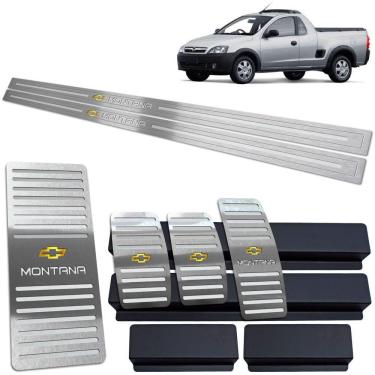 Imagem de Descanso Pedaleira Soleira Montana 2003 A 2010 Prata