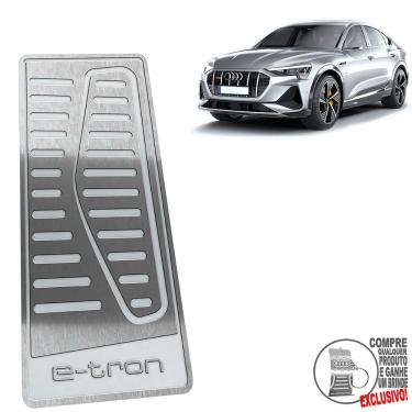 Imagem de Descanso De Pé Em Aço Inox Audi E-Tron Prata