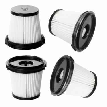 Imagem de ZXBTidyh Pacote com 4 filtros de substituição IW3511 BU3521 BU3523 para Shark IW1120 IW1111 IW1615 IW3120 IW3110C IW3111C Detect Pro, aspirador sem fio leve, compare com a peça # XPRFIW1000.