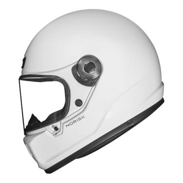 Imagem de Capacete Moto Norisk V8 Branco Brilho Custom Old Schol (58)