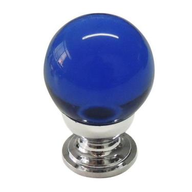 Imagem de Puxador Cristal - IL 4521 - Azul - 30MM - ITALY LINE