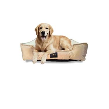 Imagem de Cama para Cachorro e Gato Tamanho XG 95x75cm em Veludo Suede Caminha B