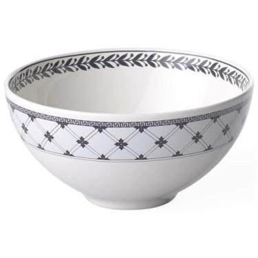 Imagem de Bowl Elegante e Sofisticado com Capacidade de 200mL, Material de Porcelana Premium e Formato Redondo, Villeroy Boch, Branca e Cinza
