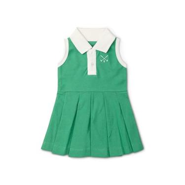 Imagem de MONICA + ANDY Vestido de tênis plissado orgânico para bebês, Dia de golfe, 6-9 Meses