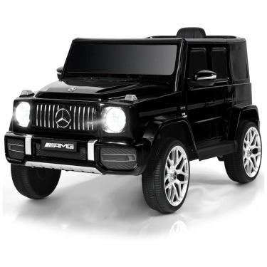 Imagem de Carro Eletrico Infantil Mercedes Benz G63 a Bateria 12V 1 Assento com 2 Velocidades, OLAKIDS, Preto