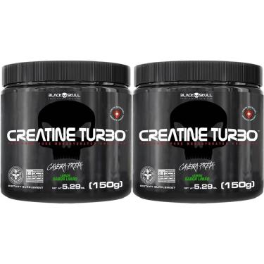 Imagem de Kit 2X Creatine Turbo Monohidratada - 150g Limão - Black Skull-Masculino