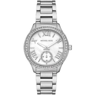Imagem de Relógio Michael Kors Sage Pavé MK4807/1KN Prata-Feminino