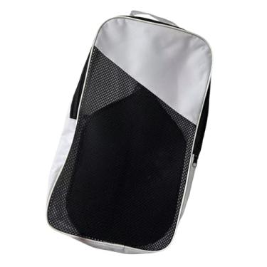 Imagem de oshhni Bolsa de Pickleball, Bolsa de Raquete de Pickleball com Fecho de Zíper, Bolsas para Raquetes de Tênis de Mesa para Esportes de Viagem, Branco