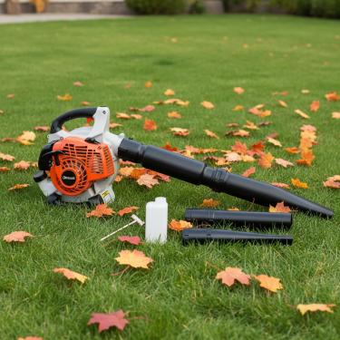 Imagem de Soprador Assoprador de Folhas Lateral a Gasolina Portátil 2 Tempos 33cc Profissional