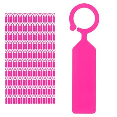 Imagem de aqxreight 100 Peças Etiqueta de árvore de Plantas Penduradas Etiquetas de Flores Marcadores de Sinal Acessório de Jardinagem 11x2.4cmLaranja Ajuda Diferente a Muitas Flores ou Sementes e e às