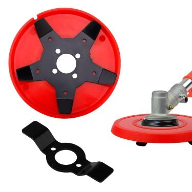 Imagem de Disco com 2 peças de lâminas de comedor, placa multifuncional, acessórios universais, cabeça de aparador para calçadas e estacionamentos