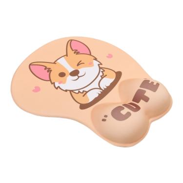 Imagem de Mouse pad Cute Corgi Design com apoio de pulso em espuma viscoelástica 3D